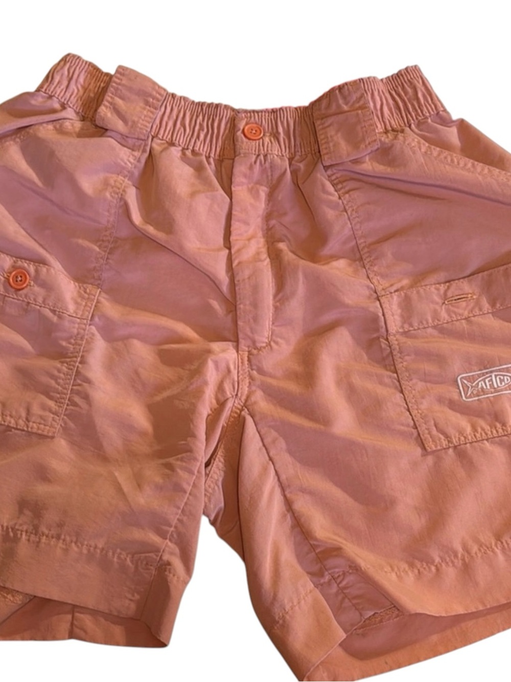 AFTCO Apricot Athletic Cargo Shorts